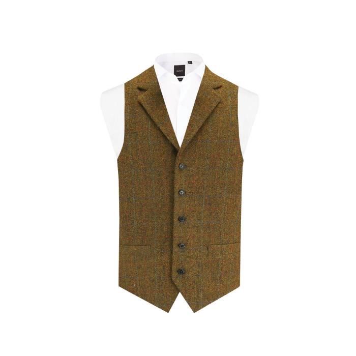 Harris Tweed Homme Veste Tweed Rouille /à Gros Carreaux