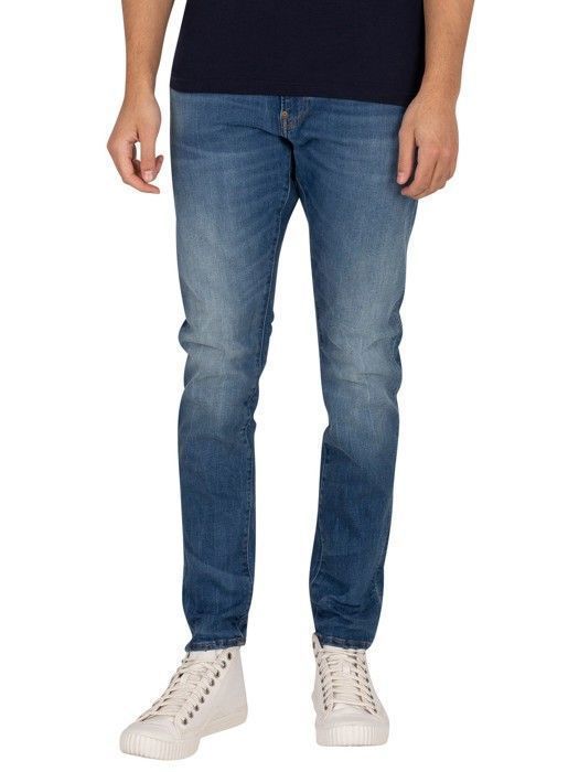 Jeans Slim Femme Just Cavalli Bleu Foncé - Taille US 26 (IT 40) - Neuf Avec étiquettes