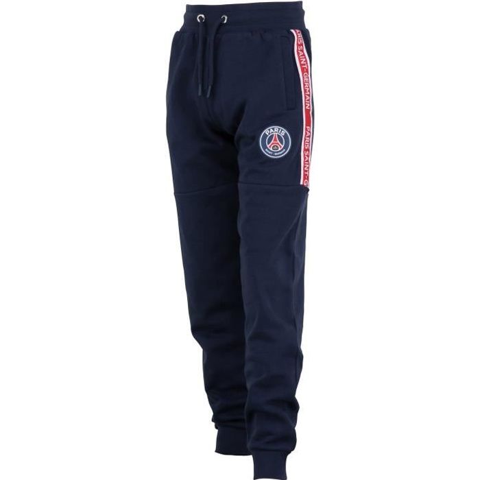 Pantalon PSG Collection officielle PARIS SAINT GERMAIN Enfant Garcon Coton Bleu Bleu Cdiscount Sport