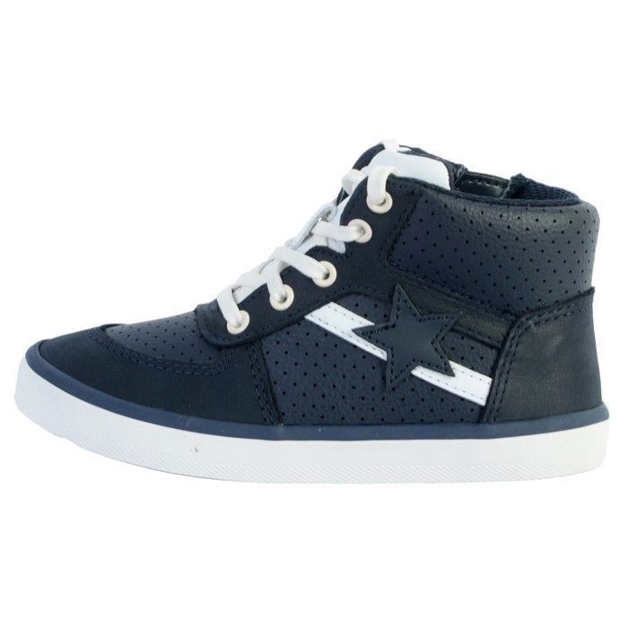 Clarks Basket Montante Cuir  Clarks City Flake - Marine
