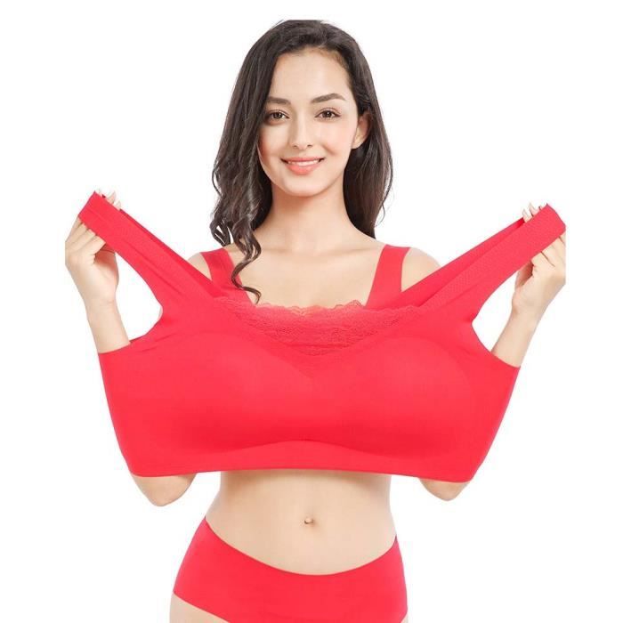 Soutien gorge rouge outlet grande taille