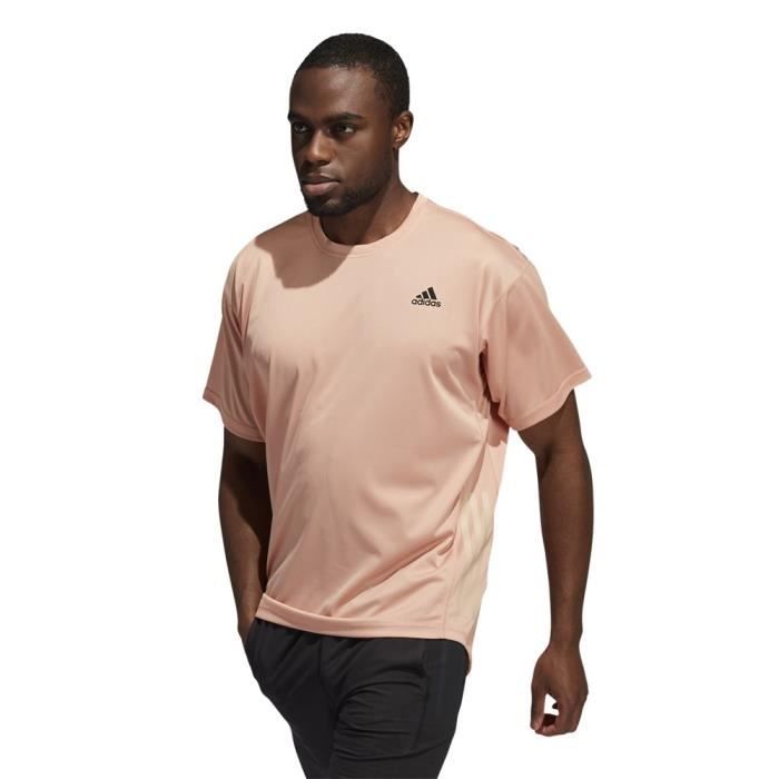 T shirt on sale adidas rose homme