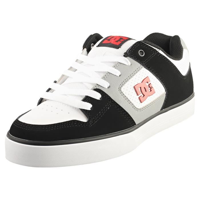 Baskets DC Shoes PURE 300660XKWS Homme Noir Blanc Gris 42.5 EU