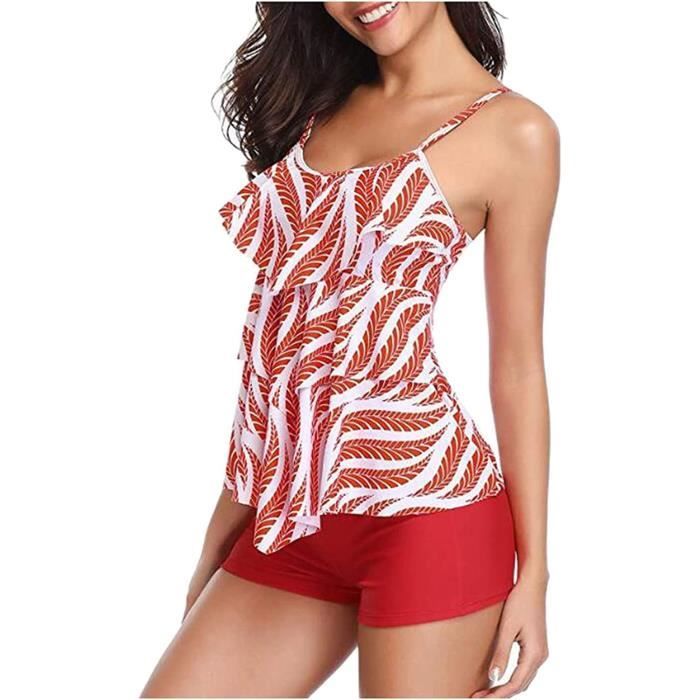 Bikini 2 Pièces Roxy Avec Volants - Taille 14 - Multicolore - Neuf Avec étiquettes - Livraison Gratuite