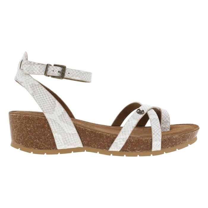 Sandales online entre doigts