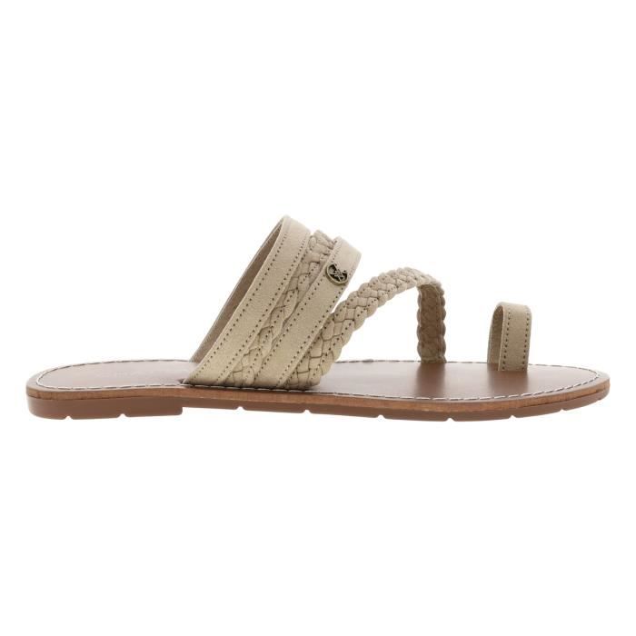 Sandales femme en cuir gris Chattawak Boucle de serrage - Main Image