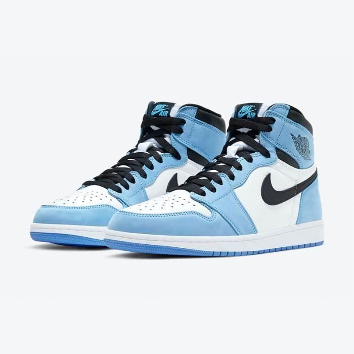 Air Jordan 1 Retro High Chaussures de Basket AJ1 Femme Homme Pas Cher Bleu UniversitAire bleu universitAire. Couleurs multiples Cdiscount Chaussures