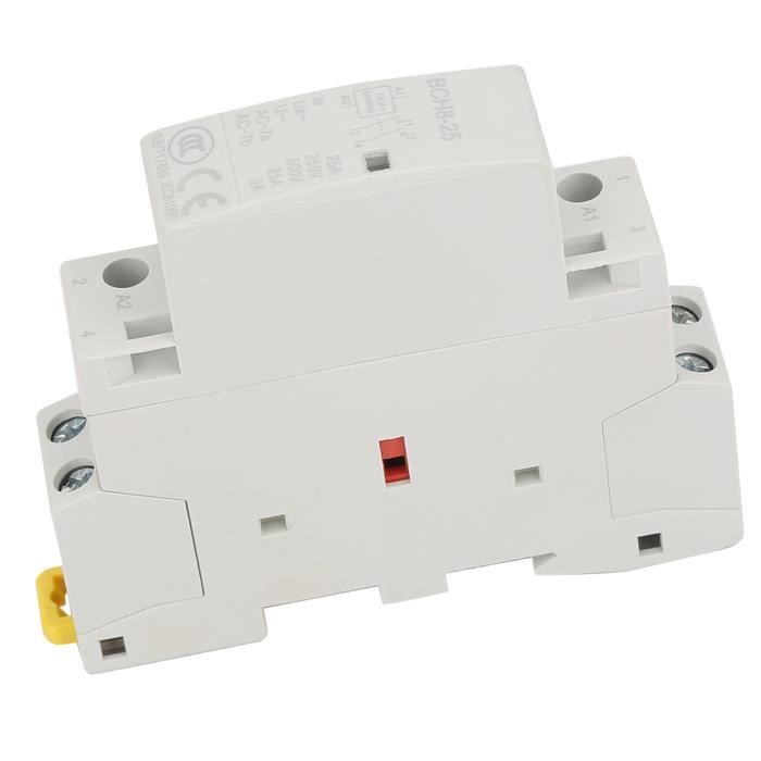 AC Contacteur Secteur Ménage Sur Rail DIN 2P 25A 24V 2NO 50