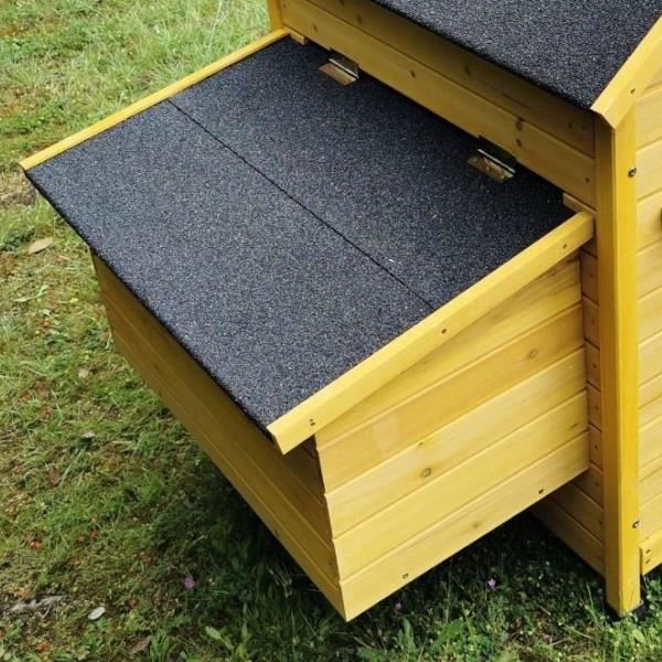 Meilleurs prix pour Pondoir Supplémentaire Pour Poulailler Bassette Xl Toit Noir