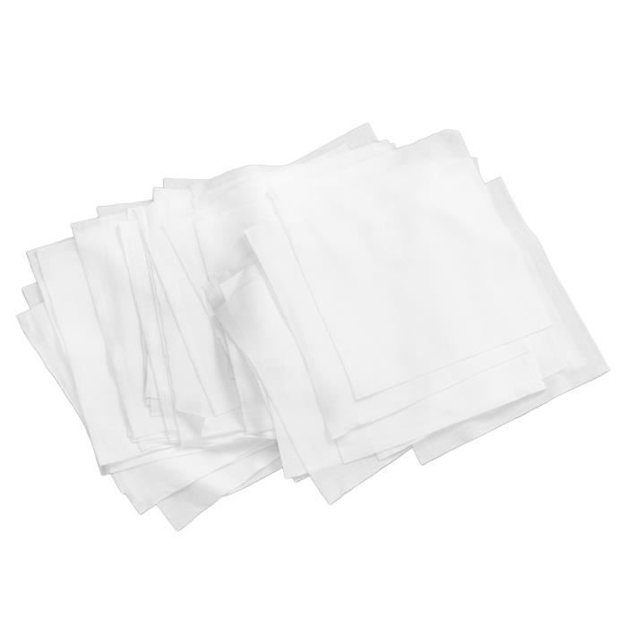 Chiffons D'essuyage Salle Blanche - 200 Pièces - En Polyester Haute Absorption - Sans Peluche, Anti-poussière