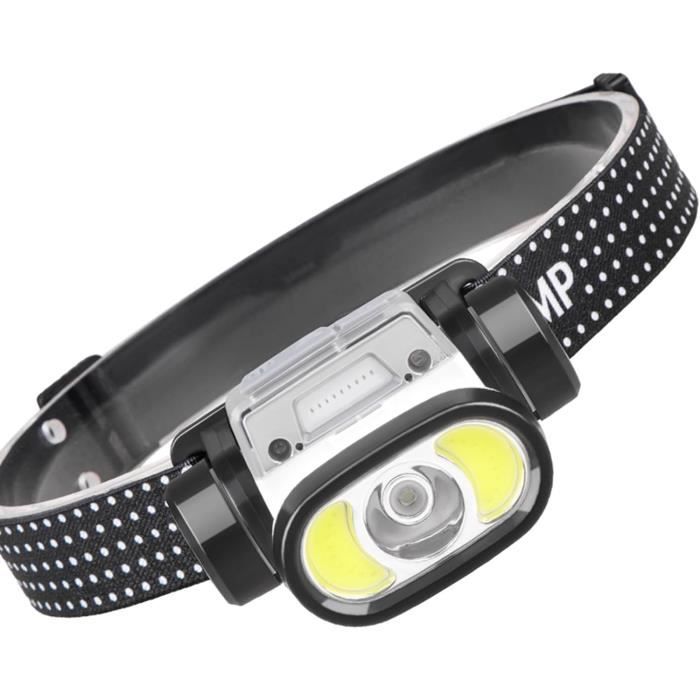 KIDECCE Lot de 2 lapes frontales rechargeables à LED avec détecteur de