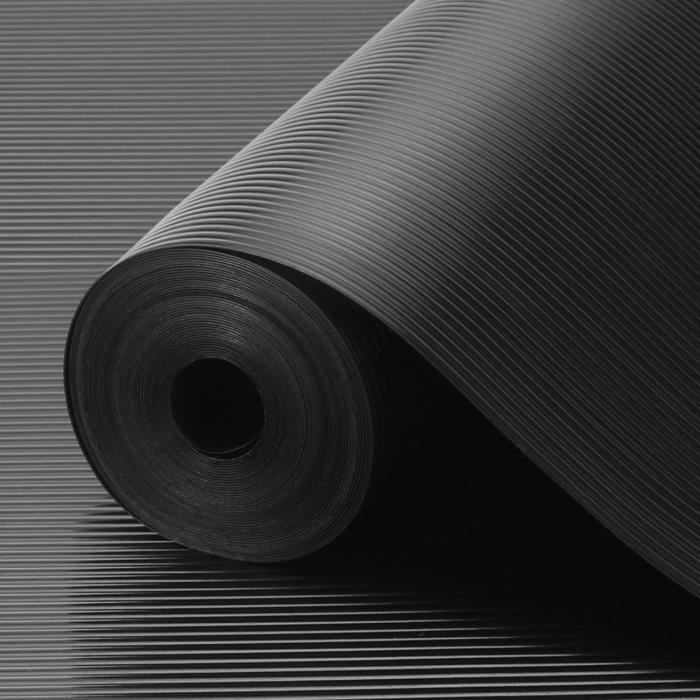 Tapis Fond De Tiroir EVA Antidérapant 45x500 Cm - Noir, Peut être Coupé