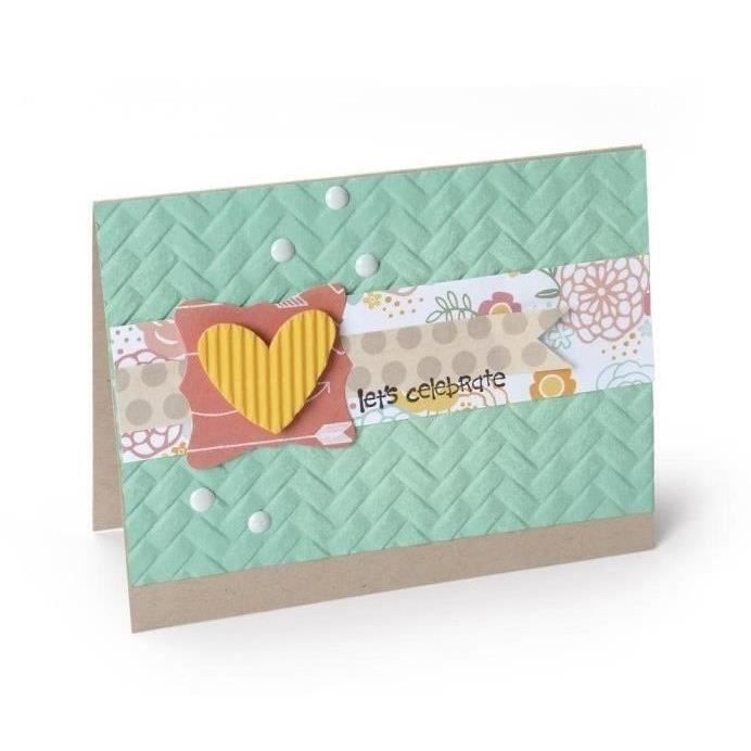 Sizzix Classeur De Gaufrage Bois - Outil 3D Pour Scrapbooking Et Cartes Créatives
