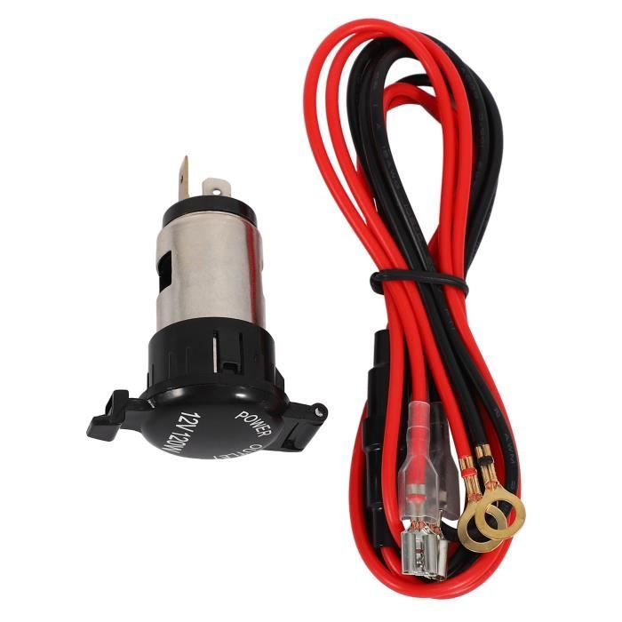 2 Adaptateurs Allume-cigare 12V/24V – Uxcell, Noir Et Argent