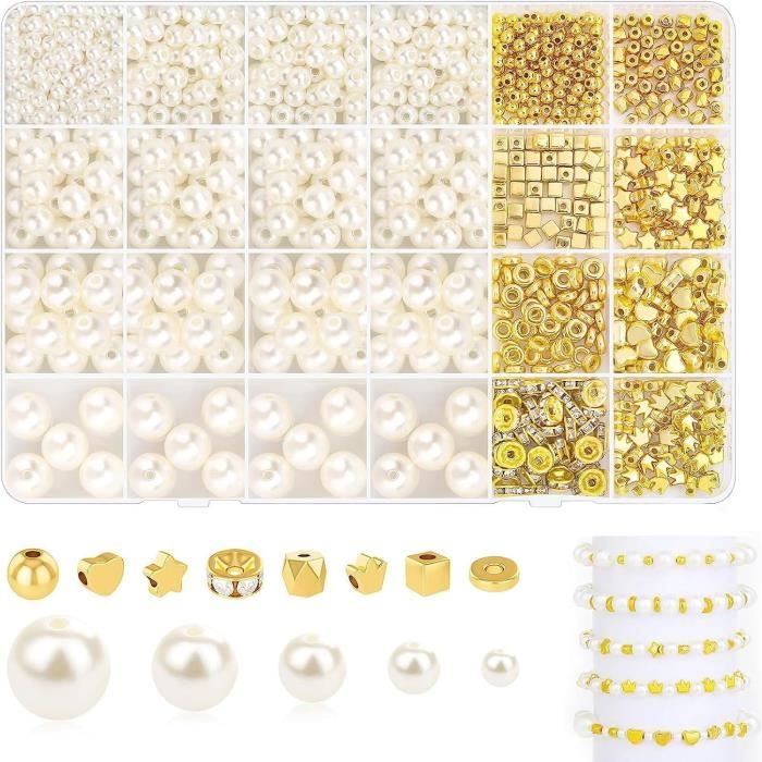 10 Perles 10mm Filigrane Doré Rond Metal Charms | Mercerie Center - Foto 5