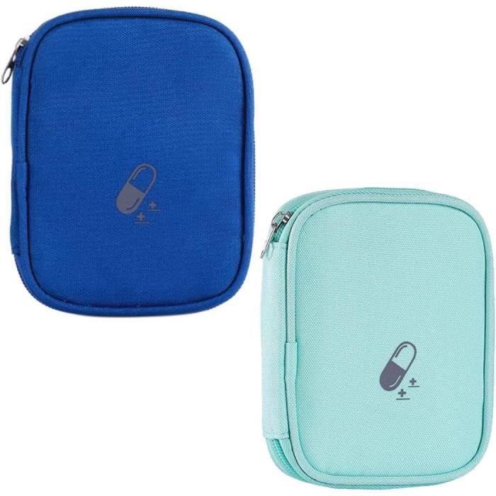 Trousses Pharmacie Vides 2 Pièces Trousse De Premier Secours Vide, Sac Rangement Pour Boîtes à Mini Trousse