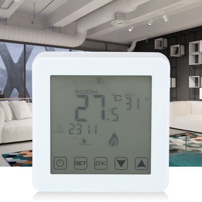 Cikonielf thermostat de température Thermostat de Chauffage éLectrique