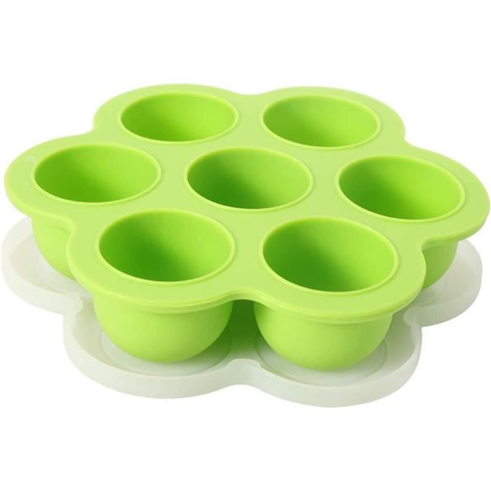 Cuiseur à œufs En Silicone – Coquetier Vapeur Avec 4 Ou 6 Empreintes – Gadget De Cuisine Anti-éclatement – Facile à Utiliser Et Nettoyer