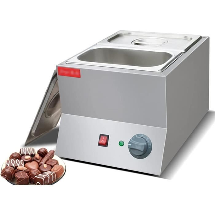 Chauffe-Sauce Électrique 100W - Distributeur De Chocolat Et Sauces Température Réglable 30-85°C - Pour Café, Restaurant, Maison - 10