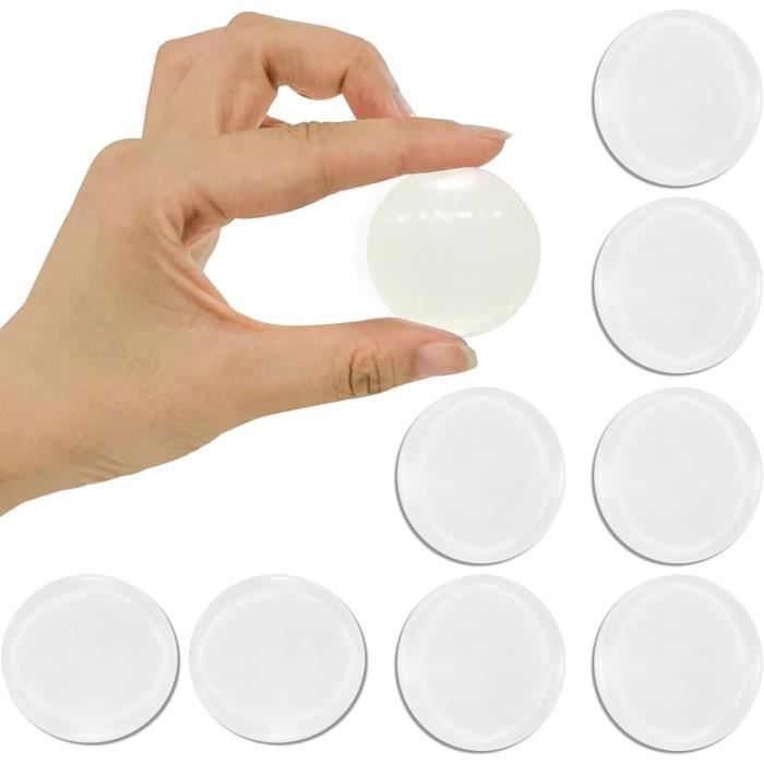 20 Tampons Adhésifs Transparents Pour Meubles Et Portes - Protection Anti-bruit