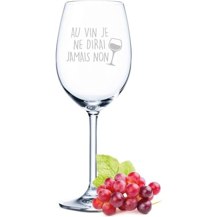 12 Verres à Vin Rouge LEONARDO – 51 Cl – Gravés – Excellent état