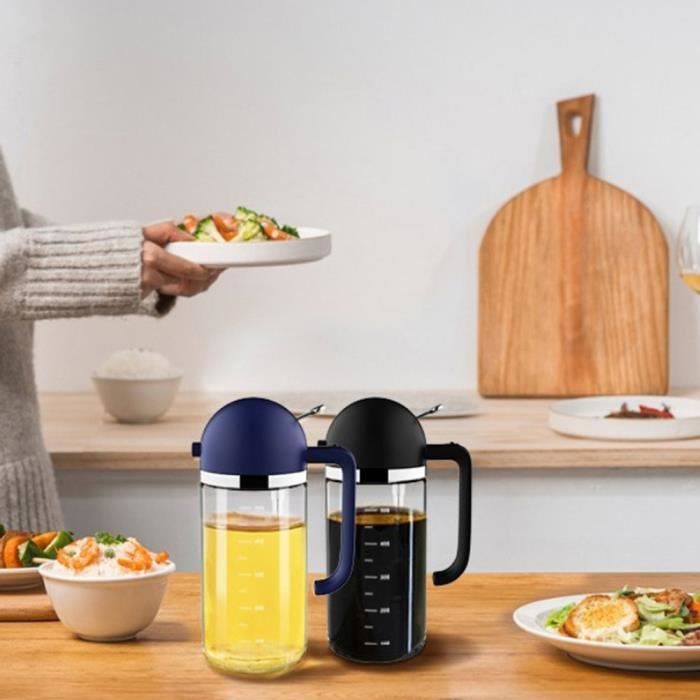 Pulvérisateur D'Huile Anevios 550ml - Verre, 2 En 1 Vaporisateur Et Verseur Pour Cuisine Saine