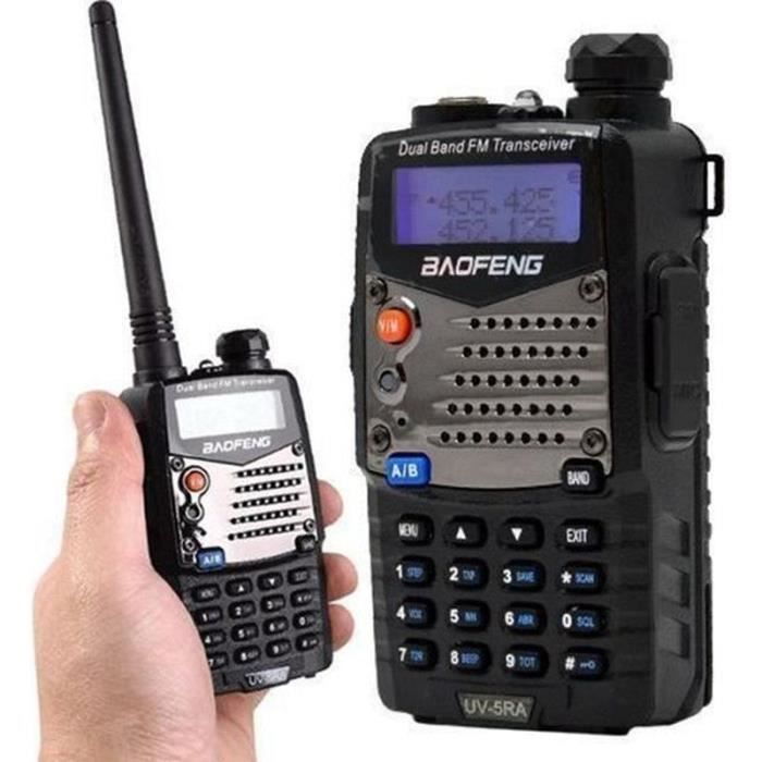 Casque Microphone HeyNana 2 Broches - Compatible Baofeng UV-5R - Oreillette PTT Pour Talkie-walkie