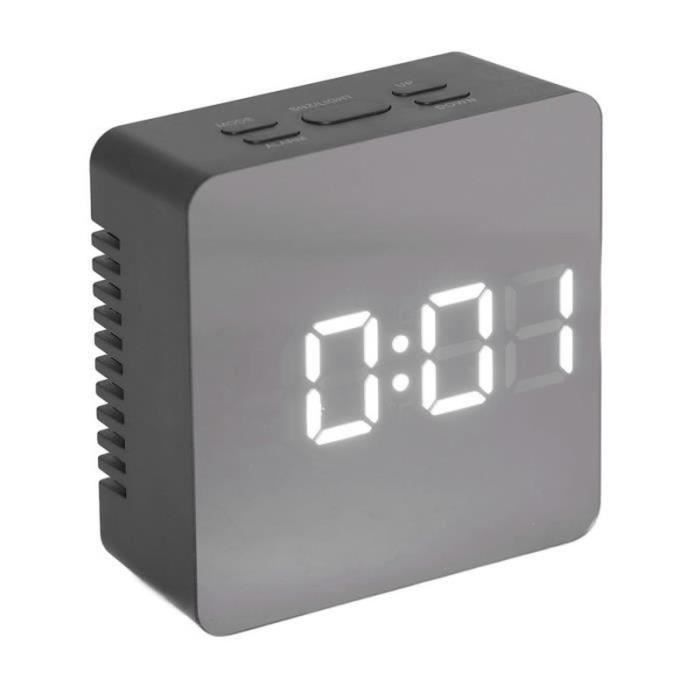 Mirror Clock Ultra Silence Alarm Clock for Office for Bedroom
