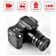 30 MP 4K Professionnel HD caméscope Vlog caméra vidéo Vision de la nuit Caméra tactile Appareil photo 18x numérique Caméra de zoom a-1