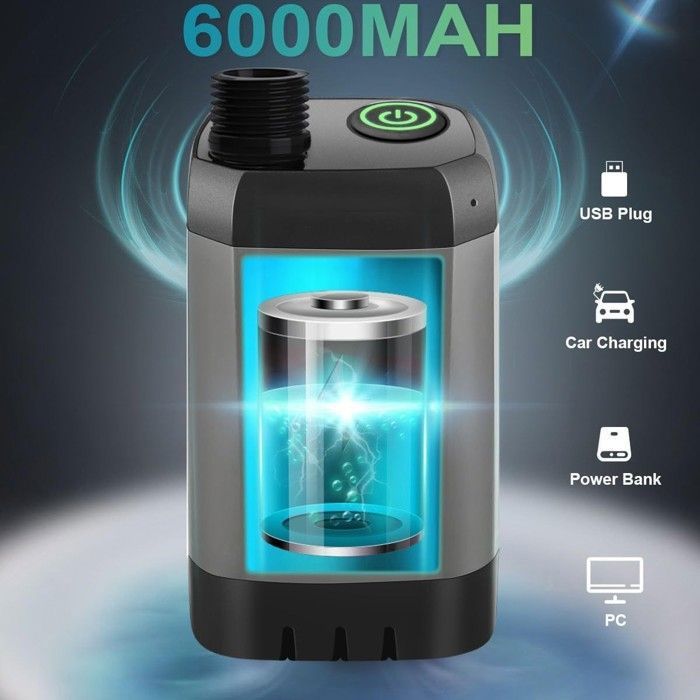 Kit Douche de Camping 7800mAh, Pompe de Douche Électrique Rechargeable