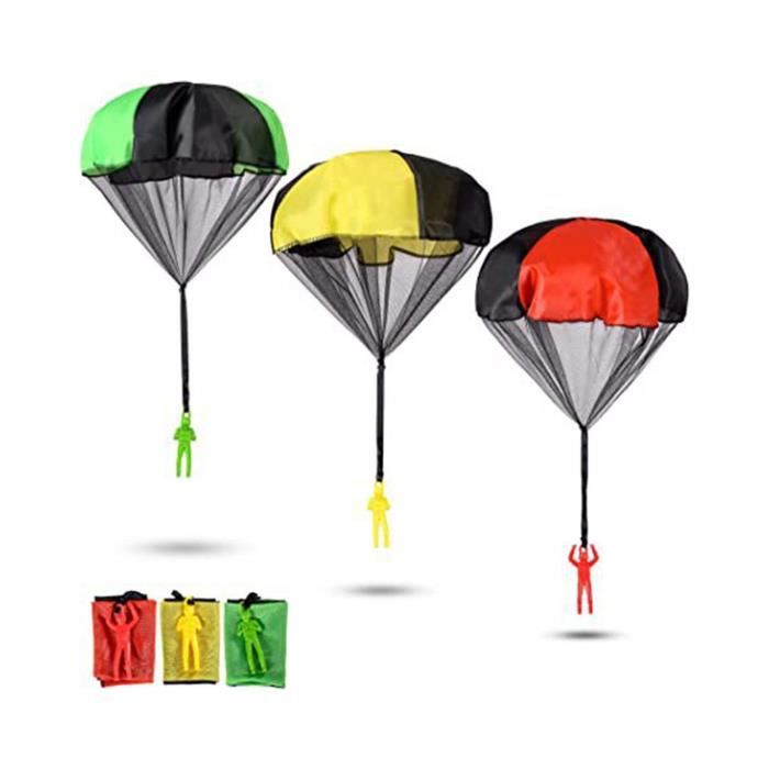 Lot de 12 Parachute Jouet - Jetant à Main Parachute Jouet Set - 2 Positions  de Saut et 6 Couleurs - Cdiscount Jeux - Jouets