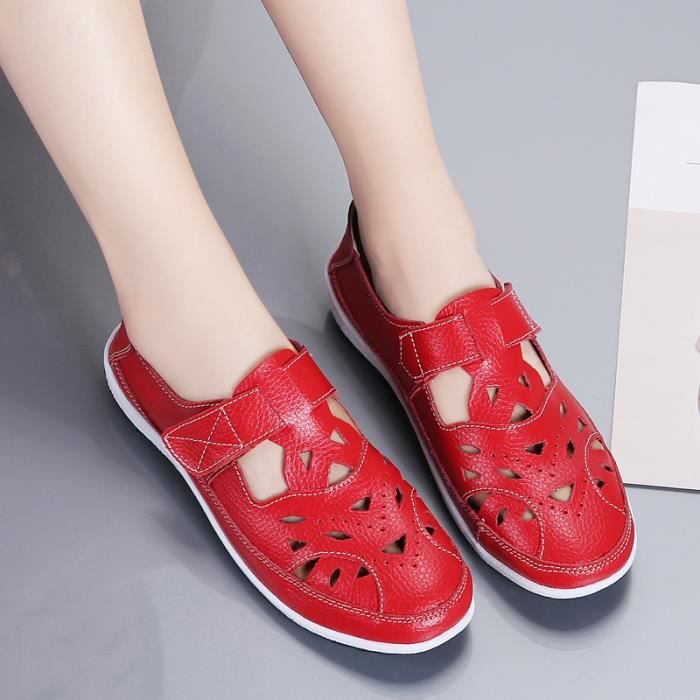 Chaussure ete sales rouge