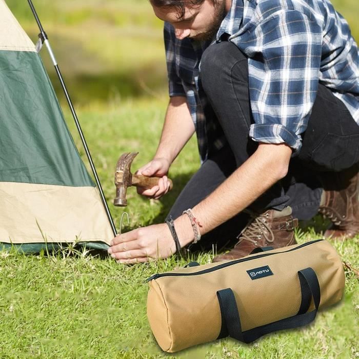 5 PCS piquet d'ancrage blanc Tente Accessoires de camping en
