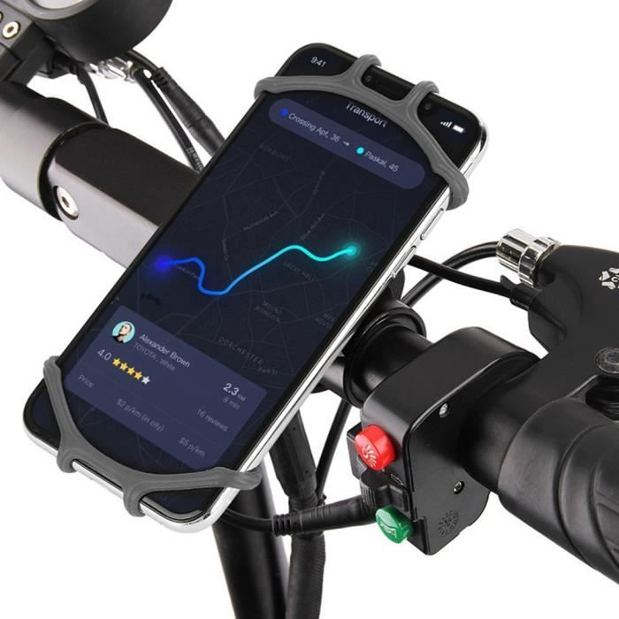 Support de téléphone universel réglable, en Silicone, rotatif, pour guidon  de vélo, GPS - AliExpress