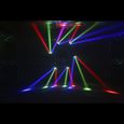 BoomToneDJ LUDIPOCKET TRI 360 Jeux de lumière pour soirée Effet Beam Lampe de scène 360° Projecteur LED RGBW 12W ...-2