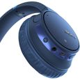 SONY WHCH700NL Casque Audio Bluetooth réduction de bruit - Autonomie 35h - Possibilité d’écoute filaire - Bleu-2