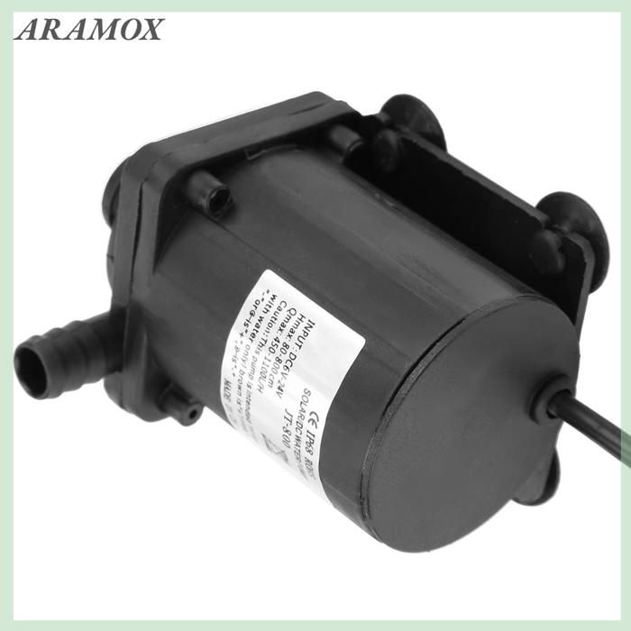bluebone Pompe de Circulation D'eau Chaude DC 24 V, Moteur Sans Pales à énergie Solaire pour Aquarium Submersible 800 L/H 5 m Micro Petite Pompe à Eau bluebone Pompe de Circulation D'eau Chaude DC 24 V, Moteur Sans Pales à énergie Solaire pour Aquarium Submersible 800 L/H 5 m Micro Petite Pompe à Eau