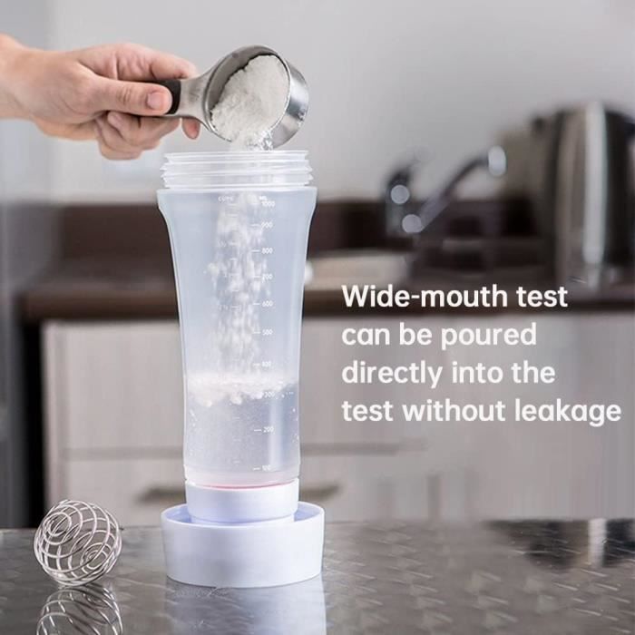 UQMIQURA Distributeur De Pâte à Crêpes 1000ml Avec Fouet - Doseur Pancakes Gaufres Pratique
