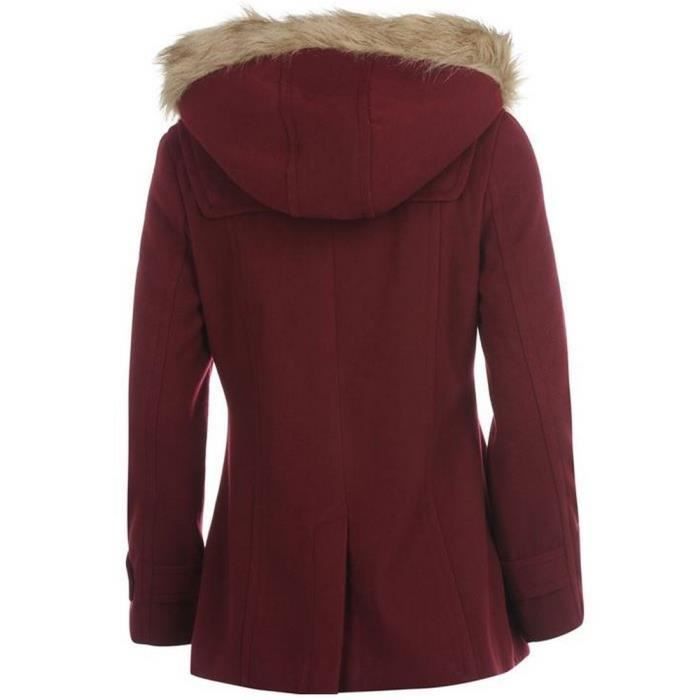 Duffle coat kangol Bordeaux Pour Femme