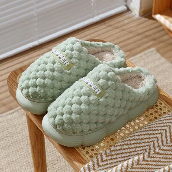 CHAUSSON PANTOUFLE BABOUCHE Pantoufle Hiver Unisexe Accueil
