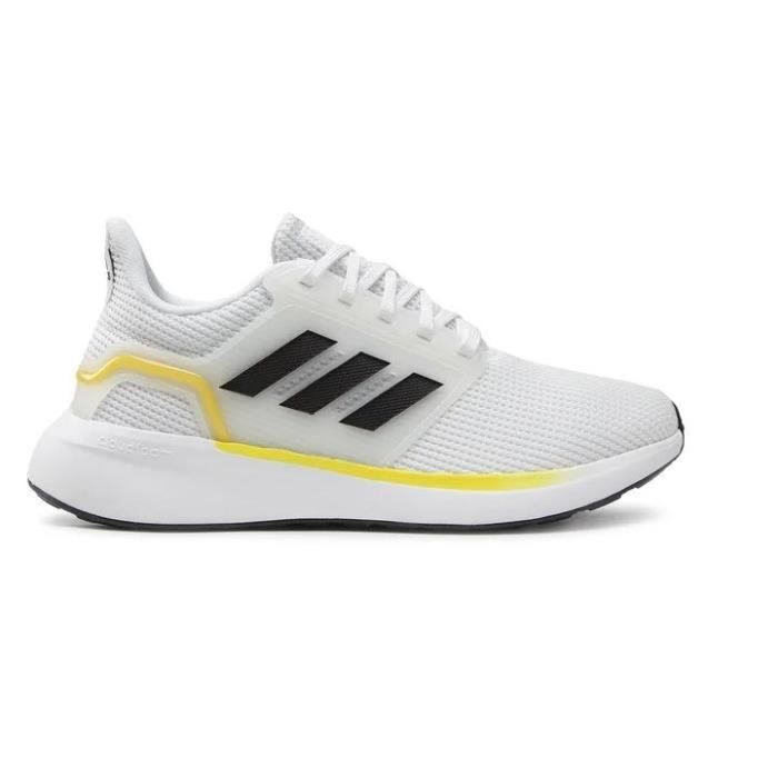 ADIDAS - chaussure de running EQ19 Run avec semelle cloudfoam - Homme -  blanc/noir/jaune - Cdiscount Sport