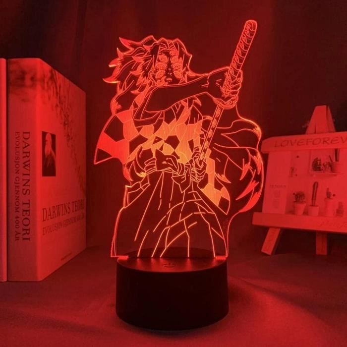 Lampe 3D Anime Demon Slayer Kokushibo - Veilleuse Décorative Pour Chambre  D'Enfant - Cadeau D'Anniversaire Ou De Noël[P2041] - Cdiscount Puériculture  & Eveil bébé