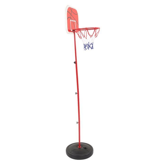 BIB panier de basket-ball Support de basket-ball à hauteur réglable, poteau  de fer, cerceau de basket-ball intérieur en - Cdiscount Sport