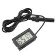 2 en 1 Digital LCD Intégré Reptile Thermomètre Hygromètre Moniteur de température d'humidité intégré avec hygromètre avec-3