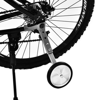 Roues stabilisatrices - stabilisateurs petites roues - vélo roue auxiliaire  - convient pour vélos de 16 à 22 pouces (argent blanc) - Cdiscount Bricolage