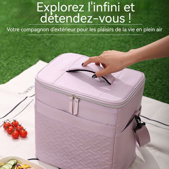 TD Sac Isotherme 10 L Portable Sac D jeuner pour Protection