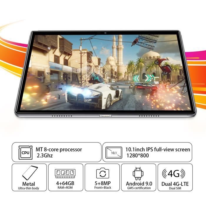 4G LTE Tablette Tactile-10,1" HD Full IPS3