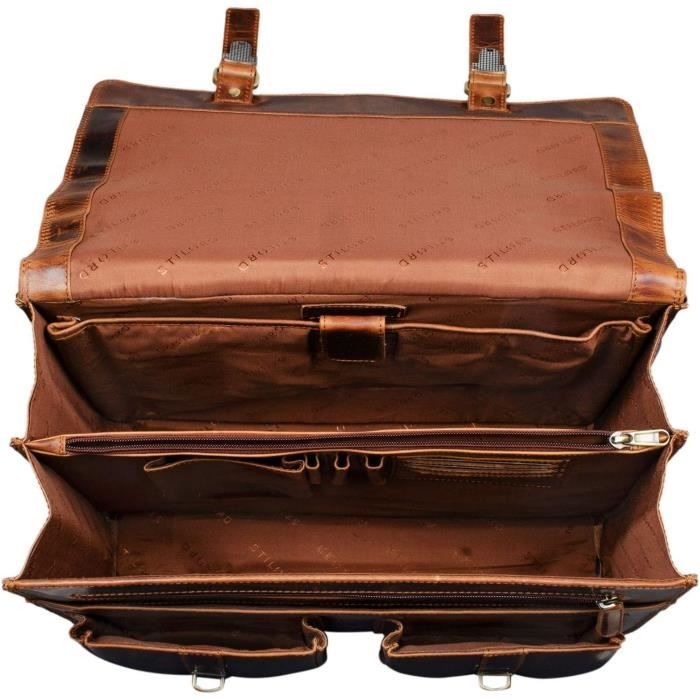 Mallette - Fernando Cartable Enseignant Cuir Vintage Sac Professeur  Bandoulière Xl Pc - Cdiscount Bagagerie - Maroquinerie