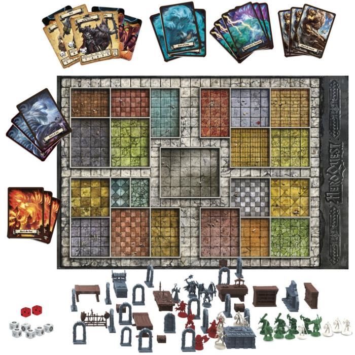 Jeu de société HeroQuest système de jeu
