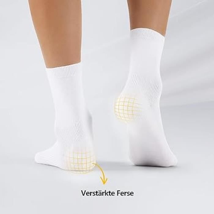6 Paires Chaussettes Diabetiques Homme Femme sans Elastique non Comprimantes Coton Chaussettes skin Cdiscount Pret a Porter